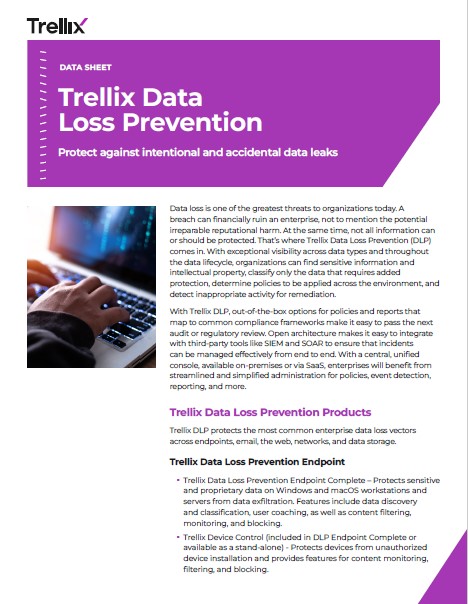 Trellix Data Loss Prevention