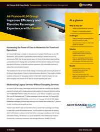 Air France-KLM Group Improves Efficiency and Elevates Passenger Experience with HiveMQ