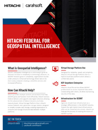 Hitachi Federal for Geospatial Intelligence