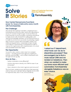 How Central Pennsylvania Food Bank saves 15+ hours of data entry every month with FormAssembly