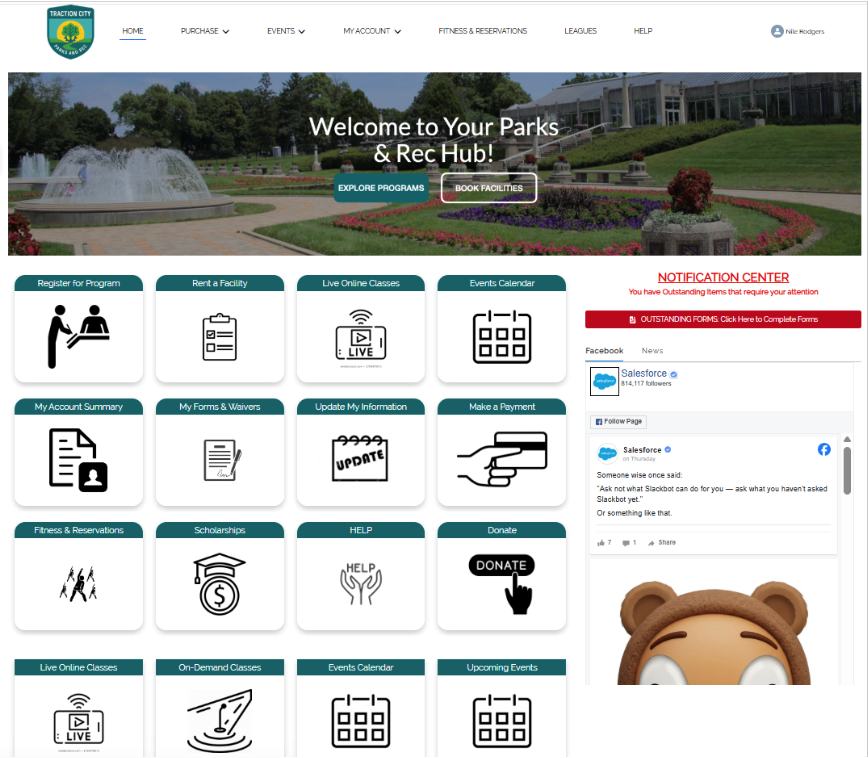 Offer Online Self-Service with a Resident Program Catalog