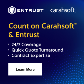 Count on Carahsoft & Entrust