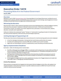 Preventing Woke AI in the Federal Government
