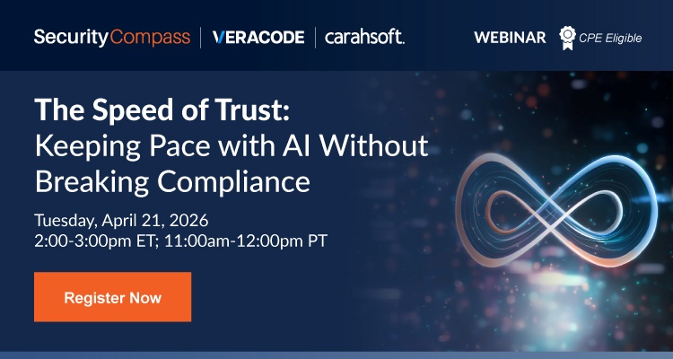 The Speed of Trust: Keeping Pace with AI Without Breaking Compliance Event Banner