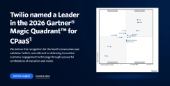 Twilio named a Leader in the 2026 Gartner® Magic Quadrant™ for CPaaS1