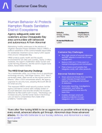 Human Behavior AI Protects Hampton Roads Sanitation District Ecosystems