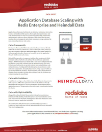 Application Database Scaling with Redis Enterprise and Heimdall Data