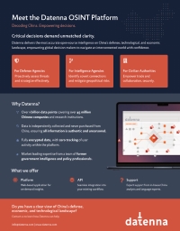 Meet the Datenna OSINT Platform