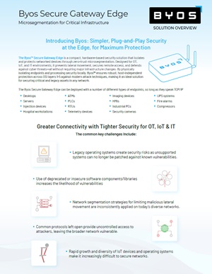 BYOS Secure Gateway Edge for Zero Trust Networking