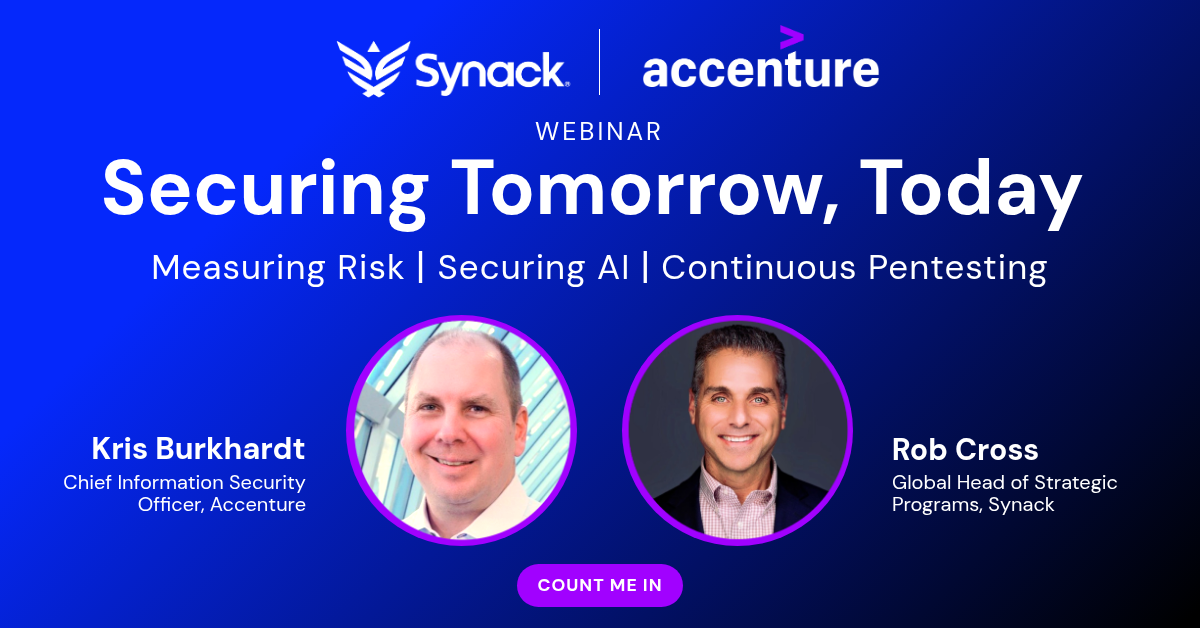 Securing Tomorrow, Today Webinar - Event Banner 