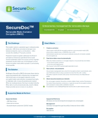 SecureDoc - Removable Media Container Encryption (RMCE)