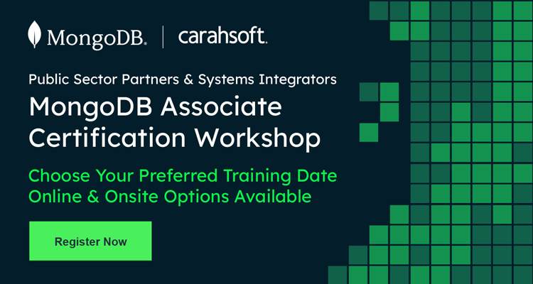 Join the MongoDB Associate Certification Workshop for Public Sector Partners and Systems Integrators