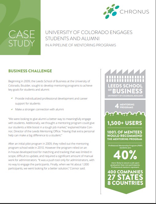 University of Colorado Engages Students and Alumni
