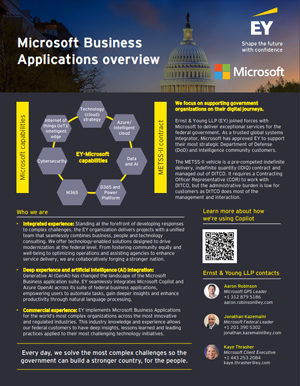 EY - Microsoft Business Applications Overview