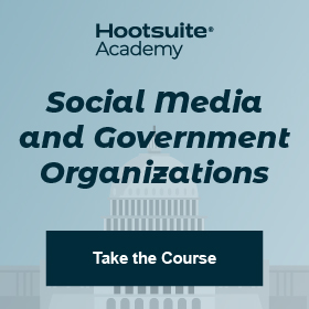 Social Media and Government Organizations Course Banner