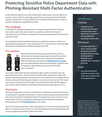 Protecting Sensitive Police Department Data with Phishing- Resistant Multi-Factor Authentication