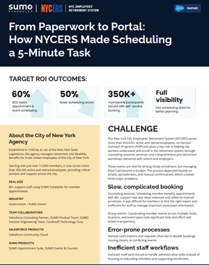 From Paperwork to Portal: How NYCERS Made Scheduling a 5-Minute Task