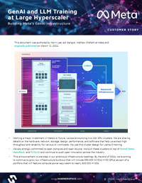 GenAI and LLM Training at Large Hyperscaler