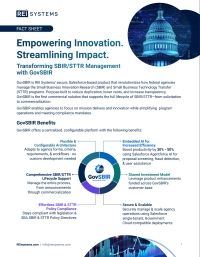 GovSBIR Factsheet