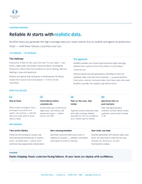 Reliable AI Starts with Realistic Data