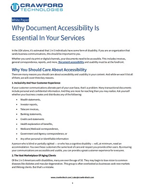 Why Document Accessibility Is Essential In Your Services