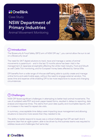 NSW Department of Primary Industries: Animal Movement Monitoring