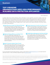 Top 5 Reasons Organizations Need Scalable Data Protection Appliances