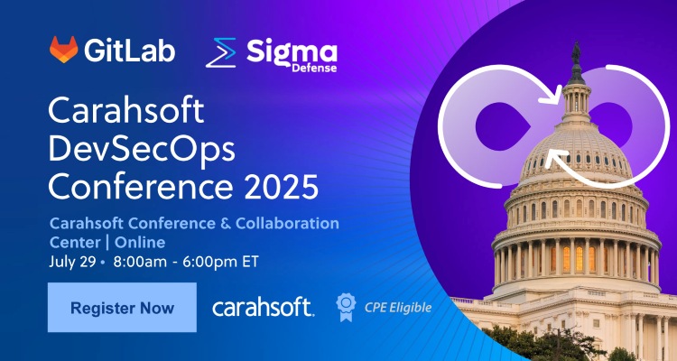 Carahsoft DevSecOps Conference 2025 Event Banner