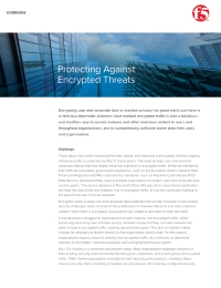 Protecting Against Encrypted Threats