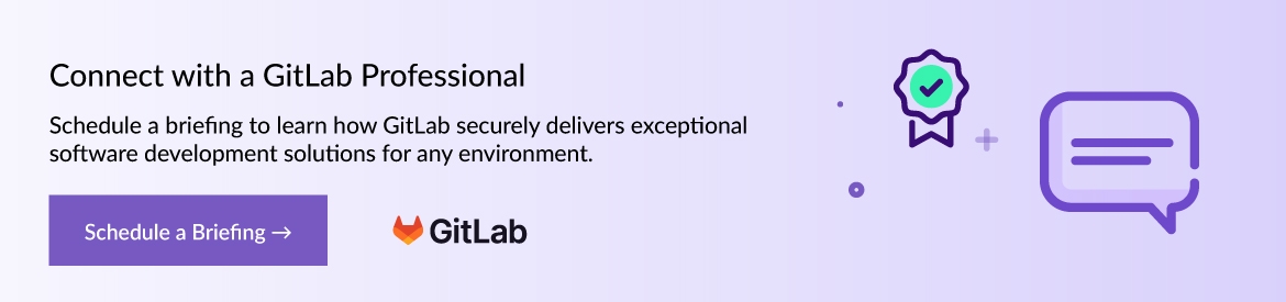 Schedule a Demo with a GitLab representative