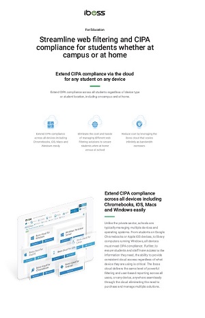 Streamline web filtering and CIPA compliance for students