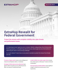 ExtraHop RevealX for Federal Government