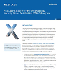 NextLabs' Solution for the Cybersecurity Maturity Model Certification (CMMC) Program