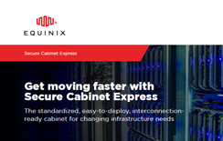 Equinix Datasheet: Secure Cabinet Express