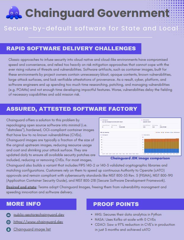 Secure-by-Design Software for State and Local