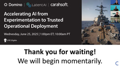 Accelerating AI from Experimentation to Trusted Operational Deployment