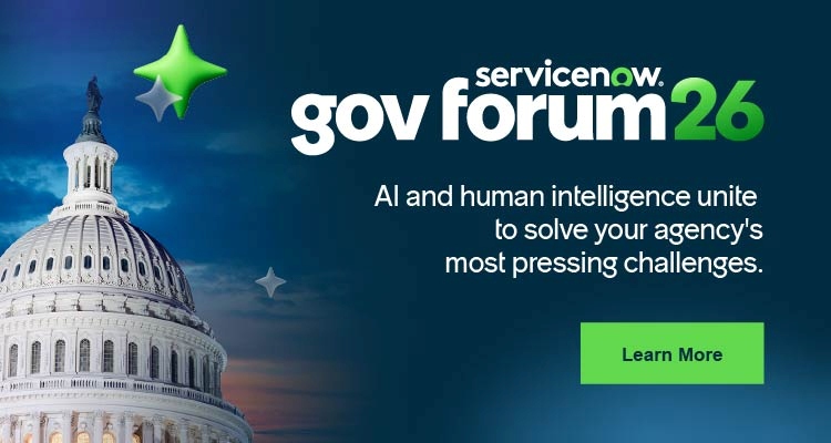 ServiceNow Government Forum 2026 - Event Banner