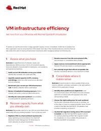 VM Infrastructure Efficiency