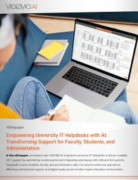 Empowering University IT Helpdesks with AI: Transforming Support for Faculty, Students and Administration