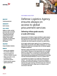 Defense Logistics Agency Ensures Always-On Access to Global Procurement Services