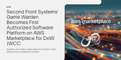 Second Front Systems’ Game Warden Becomes First Authorized Software Platform on AWS Marketplace for DoW JWCC