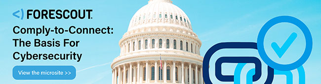 Forescout Comply to Connect banner