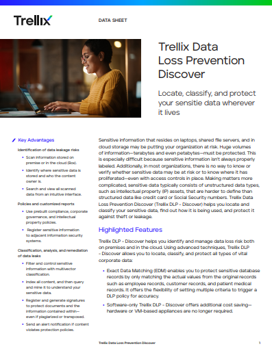 Data Loss Prevention - Discover