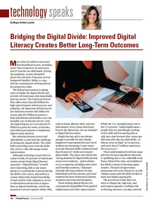 Technology Speaks Article<br>on Bridging the Digital Divide thumbnail