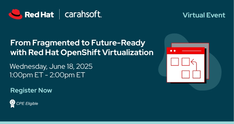 From Fragmented to Future-Ready with Red Hat OpenShift Virtualization Event Banner