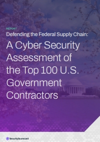 Security Assessment of the Top 100 U.S. Gov’t Contractors