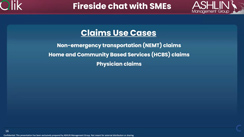Transforming Healthcare Claims Oversight: Fireside Chat, Use Case #3
