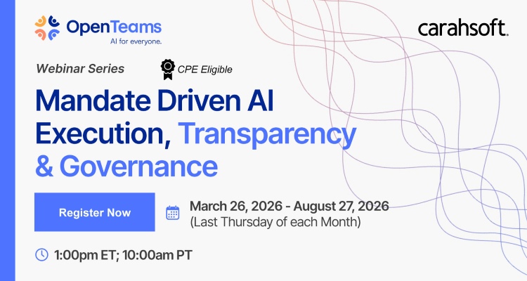 Mandate Driven AI Execution, Transparency & Governance Event Banner
