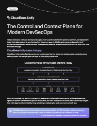 The Control and Context Plane for Modern DevSecOps