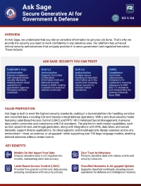 Ask Sage Secure AI for Government & Defense
